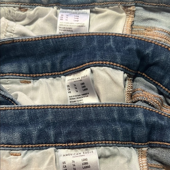 Bundle of 3 high rise jegging 14 long skinny jeans - Picture 15 of 15